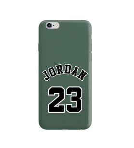Iphone 6s Air Jordan Tasarımlı Koyu Yeşil Lansman Telefon Kılıfı