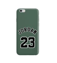 Iphone 6s Air Jordan Tasarımlı Koyu Yeşil Lansman Telefon Kılıfı