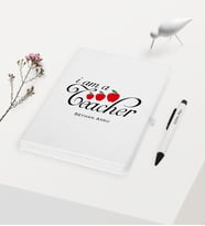 BK Gift Kişiye Özel Sınıf Öğretmeni Temalı Beyaz Defter Kalem Hediye Seti - 6