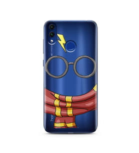 Harry Poter Tasarımlı Süper Şeffaf Silikon Telefon Kılıfı Huawei Honor 8C 