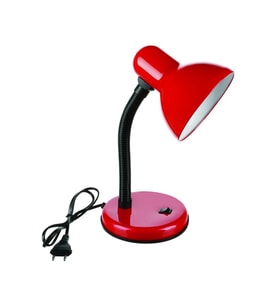 Mobgift Spiralli Retro Çalışma Öğrenci Masa Lambası (Kırmızı)