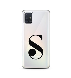 Samsung A51 Harf Tasarımlı Telefon Kılıfı S-Harfi 