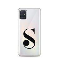 Samsung A51 Harf Tasarımlı Telefon Kılıfı S-Harfi 