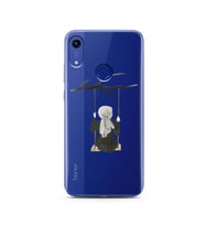 Salıncak Kız Tasarımlı Süper Şeffaf Silikon Telefon Kılıfı Huawei Honor 8A 