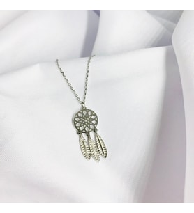 Düş Kapanı Model Gümüş Kolye