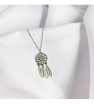 Düş Kapanı Model Gümüş Kolye