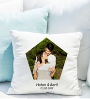 Fotoğraflı İsimli Yastık Kişiye Özel