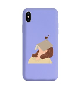 Lila Lansman Telefon Kılıfı Iphone XS