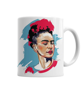 Frida Kahlo Kupa Bardak Porselen