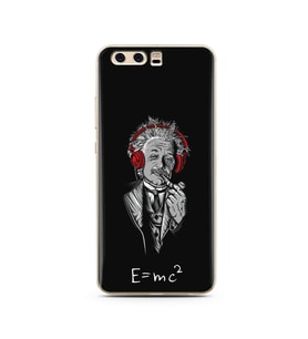Einstein Tasarım Süper Şeffaf Silikon Telefon Kılıfı Huawei P10 