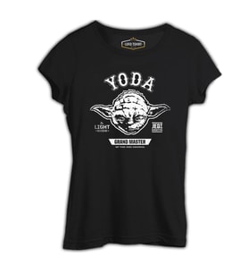 Star Wars - Yoda 2 Siyah Bayan Tshirt