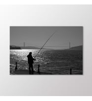 Arty Tablo Boğazda Balıkçı Tablo (Karışık)