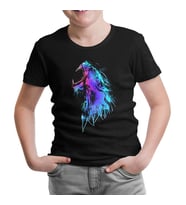 Howling Siyah Çocuk Tshirt