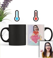BK Gift Kişiye Özel Anneler Günü Temalı Karikatürlü Sihirli Kupa Sih8