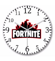 Fortnite    Duvar Saati Bombeli Gercek  Cam