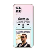 Oğuzhan Koç Mp3 Tasarımlı Süper Şeffaf Silikon Telefon Kılıfı Huawei P40 Lite