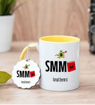 Mali Müşavir Sarı Kupa Bardak Ve Anahtarlık Set