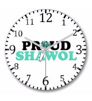 Shinee  Proud Shawol Duvar Saati Bombeli Gercek Cam