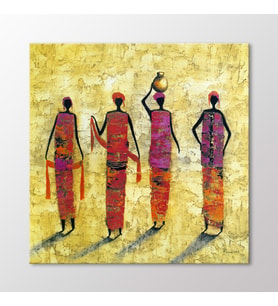 Arty Tablo Afrikalı Kadınlar Tablo (Karışık)