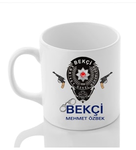 BEKÇİ BEYAZ KUPA