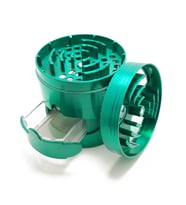 Çekmeceli 60 mm. Yeşil Grinder Herbal Parçalayıcı pz38ys