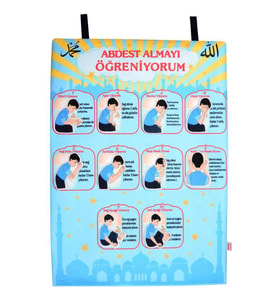 Cırtlı Pano Abdest Almayı Öğreniyorum
