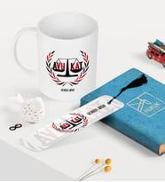 BK Gift Kişiye Özel Avukat Temalı Kupa ve Kitap Ayracı Seti - 2 (Model 1)
