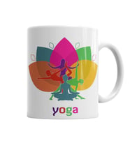 Yoga Fitness Kupa Bardak Porselen