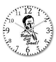 Better Call Saul Duvar Saati Bombeli Gercek Cam