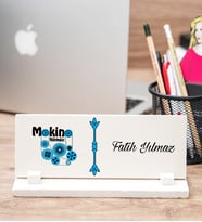 Makine Mühendisi Masa İsimliği