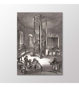 Arty Tablo Galata Kulesi'nin İçi Tablo (Karışık)