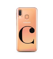 Samsung A40 Harf Tasarımlı Telefon Kılıfı C-Harfi 
