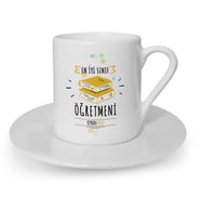 BK Gift Kişiye Özel En İyi Sınıf Öğretmeni Türk Kahvesi Fincanı  6