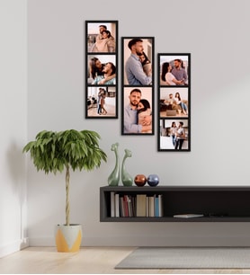 Sevgiliye,Kisiye Özel 8 Fotografli Kolaj Tablo Duvar Dekorasyonu