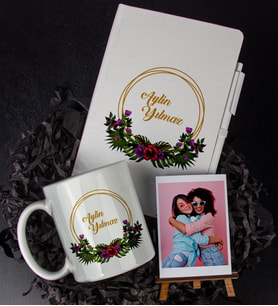 Kişiye Özel Defter Kalem Kupa Ve Fotoğraflık Hediye Seti 85981