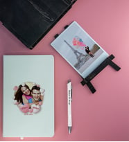 Sevgiliye Hediye Defter Kalem Fotoğraf Seti