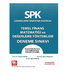 SPK Temel Fin. Mat. ve Değ. Yöntemleri Deneme Sınavı