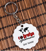 Coğrafya Öğretmeni Anahtarlık