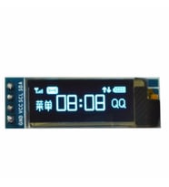 128x32 Oled Lcd Ekran 0.91 Inch SSD1306 (Arduino Uyumlu) - Beyaz