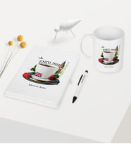 BK Gift Kişiye Özel İngilizce Öğretmeni Temalı Beyaz Defter Kalem Kupa Seti - 8