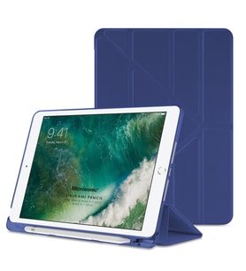 Microsonic Apple iPad 9.7 2018 Kılıf (A1893-A1954) Origami Pencil Lacivert