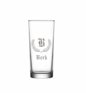 Kişiye Özel B Baş Harfli ve İsimli Tekli Rakı Bardağı  Model 26