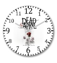 Dead by April Duvar Saati Bombeli Gercek Cam