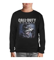 Call of Duty - Ghosts Siyah Çocuk Sweatshirt