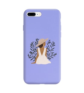 Lila Lansman Telefon Kılıfı Iphone 8 Plus