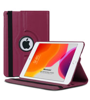 Microsonic Apple iPad 10.2'' 8. Nesil (A2270-A2428-A2429-A2430) Kılıf 360 Rotating Stand Deri Mor