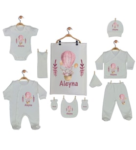 Pia Baby GL 2012 10 Parça İsme Özel Balonlu Hastane Çıkışı