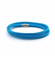 PARACORD ÜÇ SIRALI MAVİ MIKNATISLI ERKEK BİLEKLİK BT410