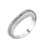 Sirius Dalgalı Balık Sırtı Pırlanta Yüzük 0704R0002