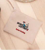 Anestezi Uzmanı Keten Bez El Çantası